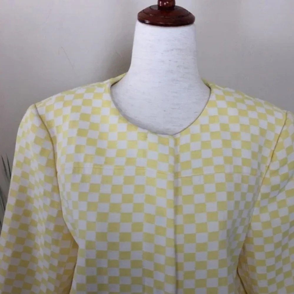 DONATED 03.26 ZARA Checkered Jacket NWT - Picture 11 of 16